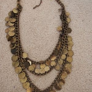 Gold Layered Coin Necklace
